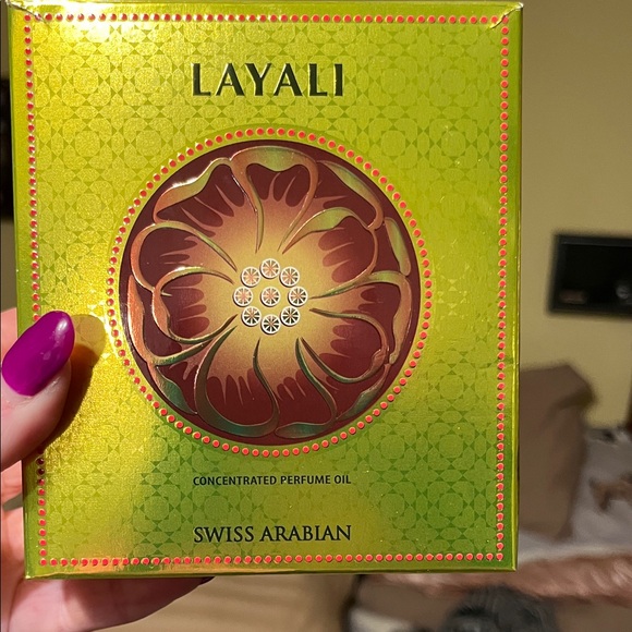 Swiss Arabian Other - NIB Layali Concentrated Scented Oil alcohol free collectible flower bottle